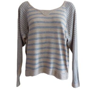 C&C California wool cashmere blend striped sweater m